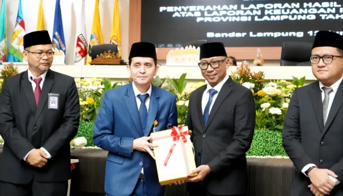 Pemprov Lampung Raih Opini WTP Ke-12 Berturut-turut, Bukti Komitmen Tata Kelola Keuangan yang Transparan