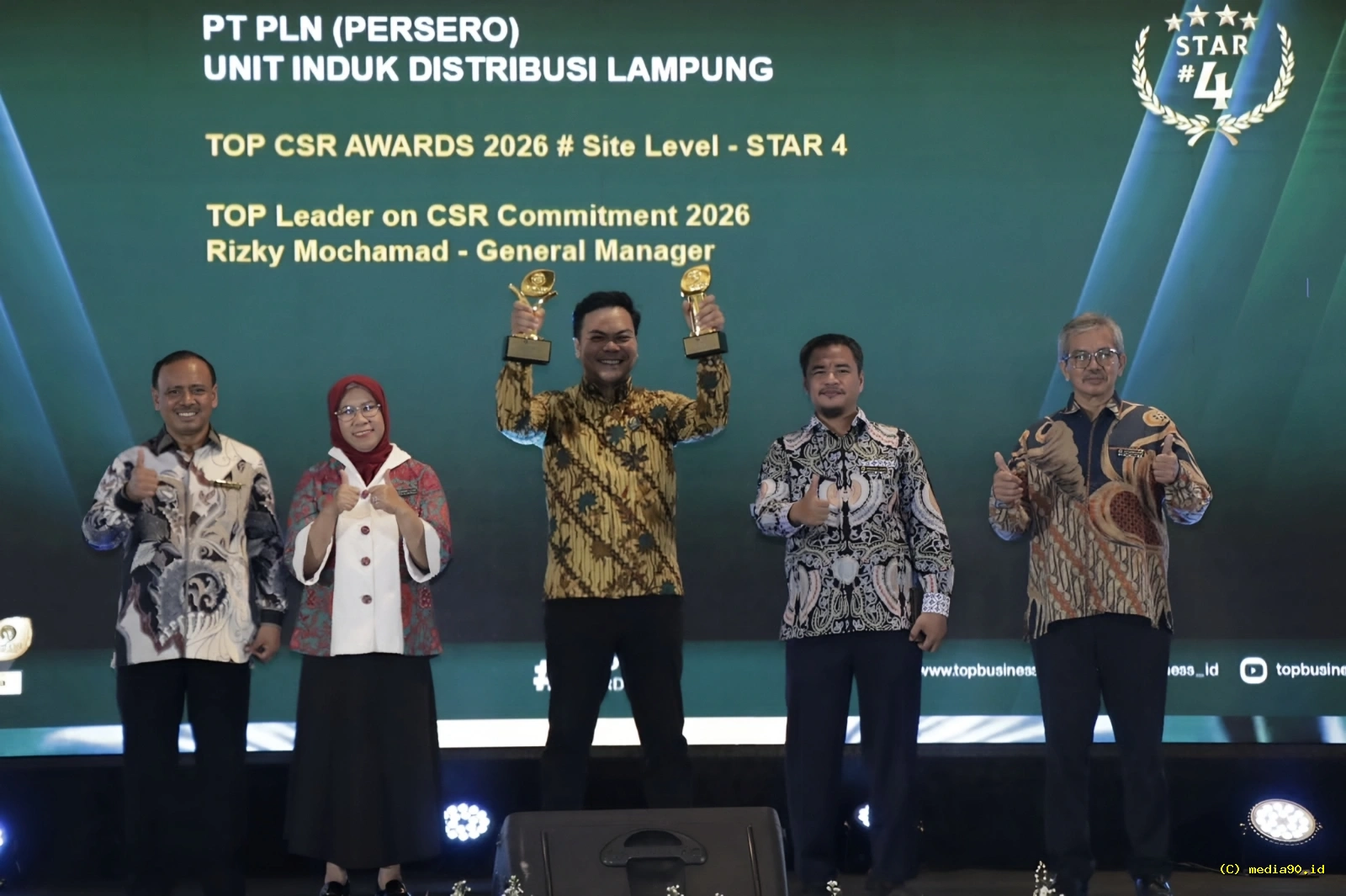 PLN Lampung Raih Top CSR Awards 2026 Star 4 Berkat Program Pendidikan Vokasi Kendaraan Listrik