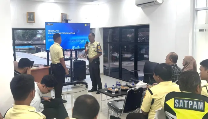 PLN UP3 Kotabumi Tingkatkan Kompetensi Satpam Lewat Refreshment Pelatihan Demi Layanan Prima