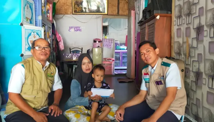YBM PLN UP3 Tanjungkarang Bantu Pengobatan Delisa, Balita Penderita Jantung Bawaan Kompleks