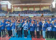 Bupati Tanggamus Hadiri Pelantikan Relawan Putri Zulkifli Hasan dan DPRt PAN di GOR Tanggamus