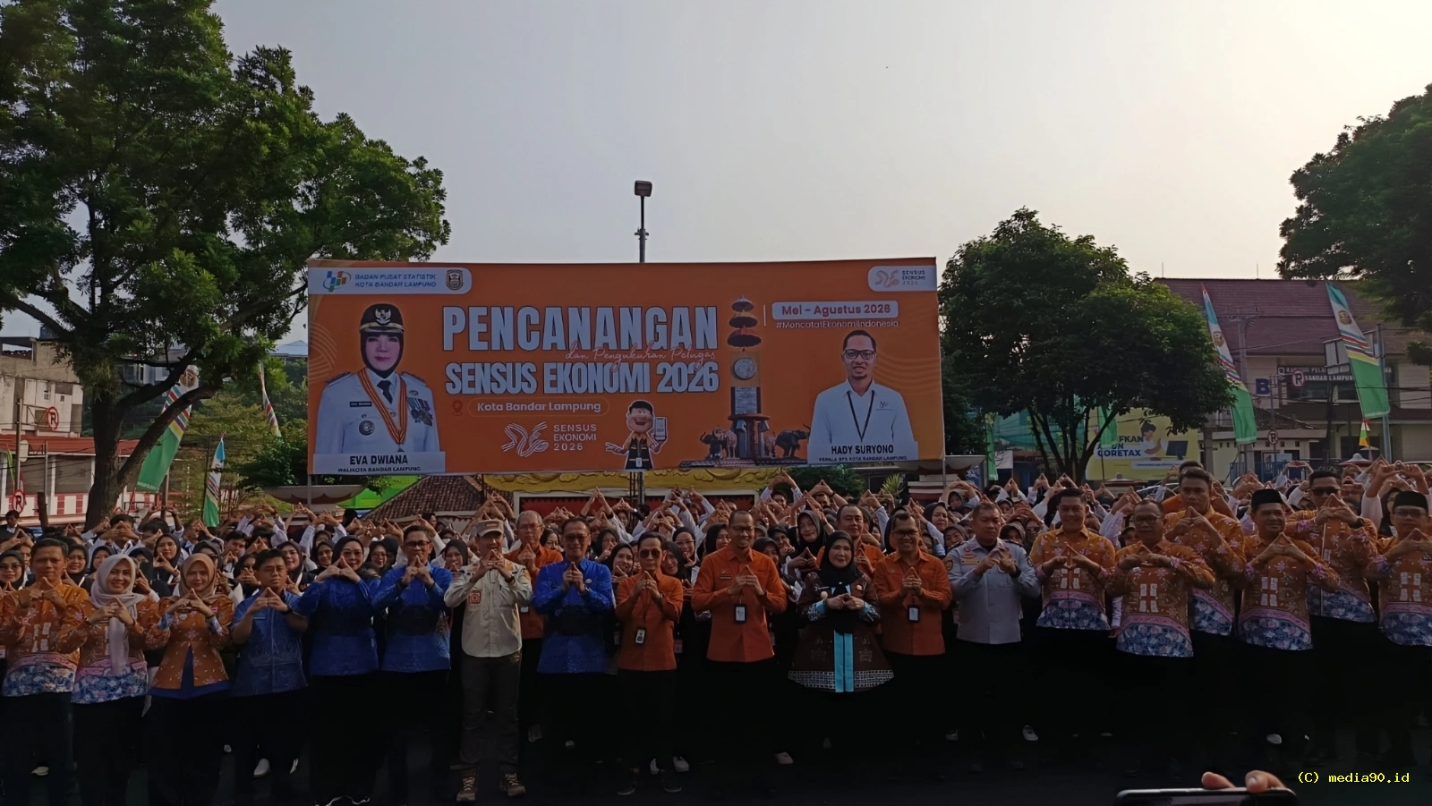 Pemkot Bandar Lampung Optimalkan Pelaksanaan Sensus Ekonomi 2026 Lewat Partisipasi Warga