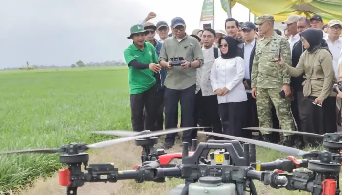 Pemprov Lampung Tingkatkan Dukungan untuk Petani Mesuji Lewat Drone dan Teknologi Modern