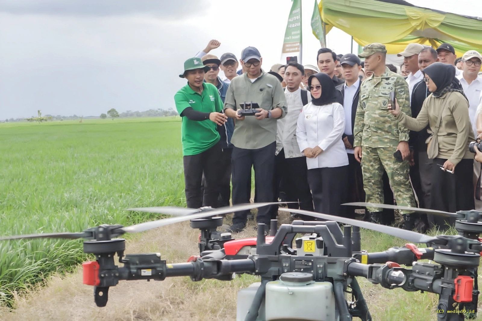 Pemprov Lampung Hadirkan Solusi Drone dan Pengendalian Hama untuk Tingkatkan Produktivitas Petani Mesuji