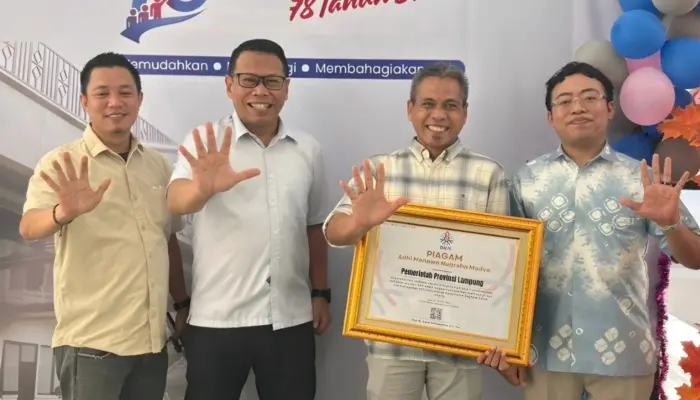Pemprov Lampung Raih Penghargaan Adhi Manawa Nugraha Madya dari BKN atas Kinerja Manajemen ASN