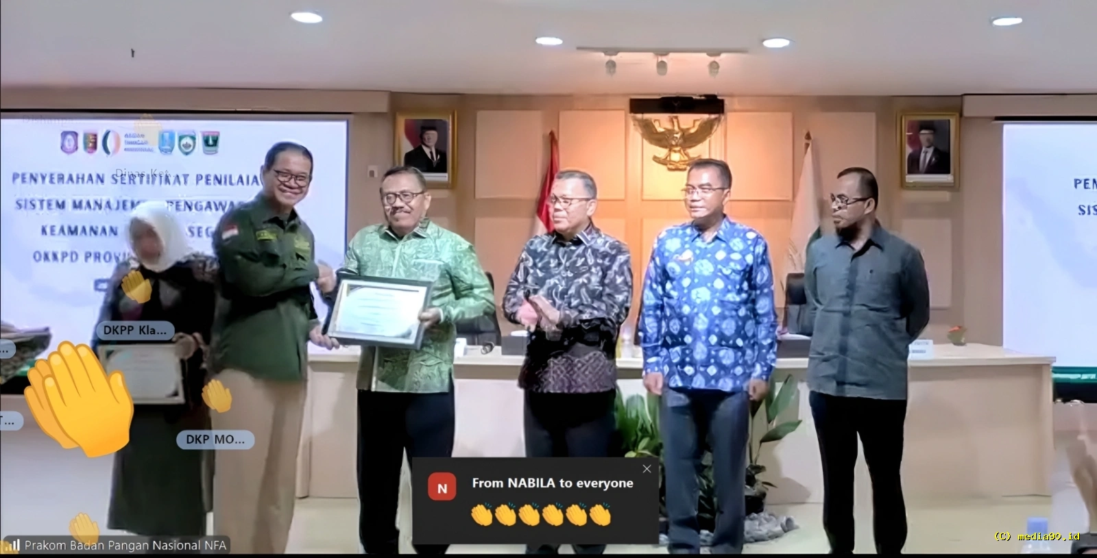 Pemprov Lampung Raih Predikat A Nasional, Bukti Kualitas Keamanan Pangan Terjaga