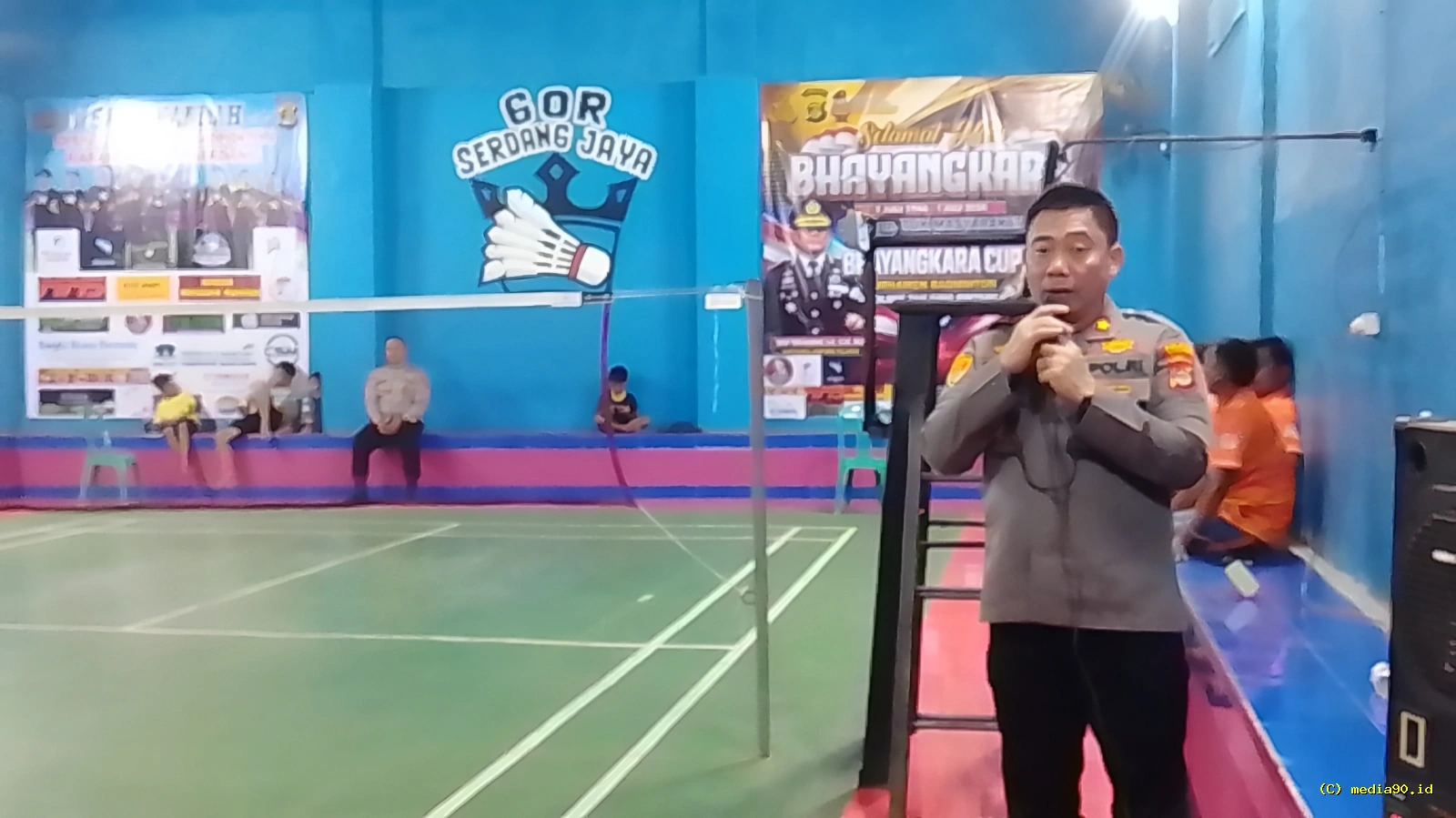 Polsek Tanjung Bintang Gelar Bhayangkara Cup 2026 Turnamen Badminton Open untuk Masyarakat