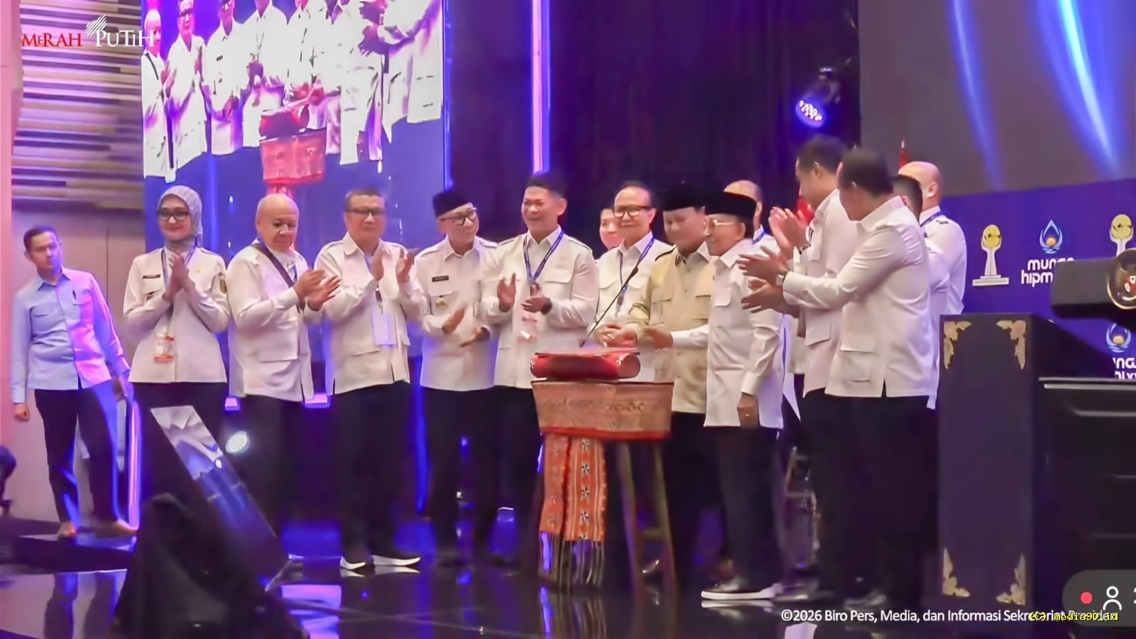 Presiden Prabowo Resmi Buka Munas HIPMI XVIII di Lampung Perkuat Kolaborasi Pemerintah dan Pengusaha