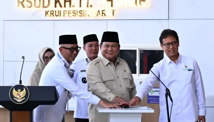 Presiden Prabowo Resmikan RSUD KH Muhammad Thohir Krui, Perkuat Layanan Kesehatan Modern di Lampung