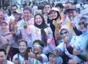 Ribuan Warga Ikuti Bandar Lampung Color Run 2026 untuk Meriahkan HUT ke-344 Kota