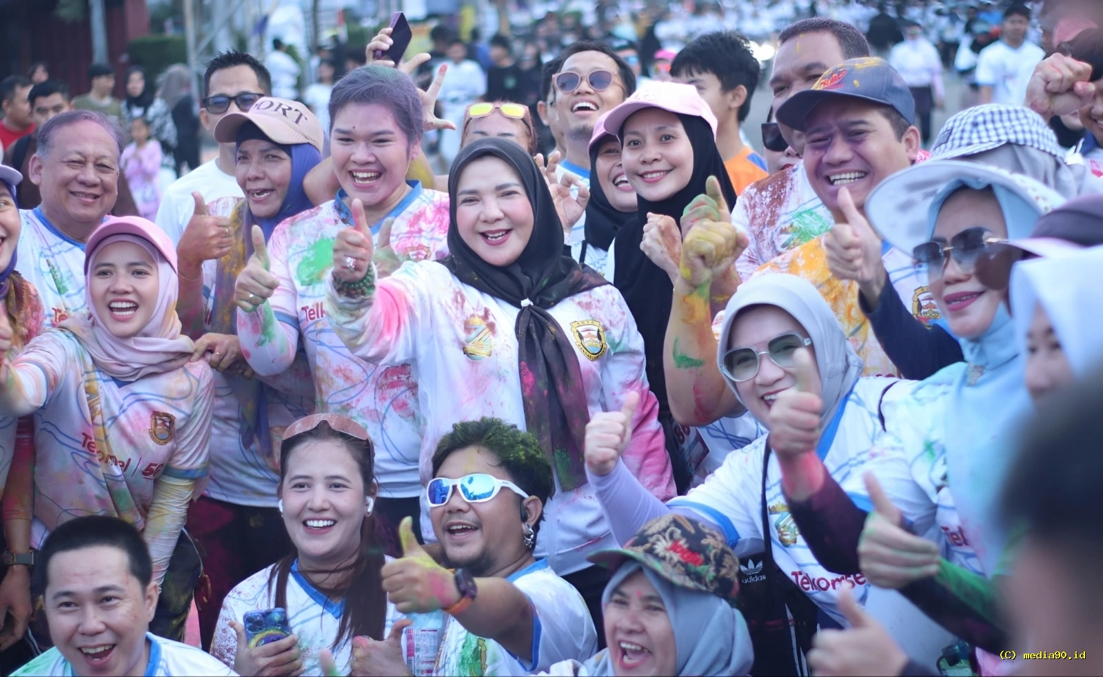 Ribuan Warga Semarakkan Bandar Lampung Color Run 2026 dalam Rangka HUT ke-344 Kota Bandar Lampung