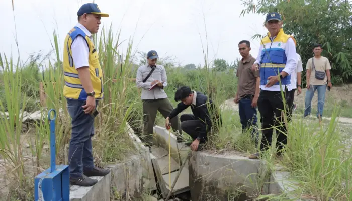 BBWS Mesuji Sekampung dan PT Brantas Abipraya Percepat Perbaikan Saluran Irigasi Way Gemol Tubaba