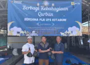 Tebar Semangat Berbagi Iduladha, PLN UP3 Kotabumi Salurkan Daging Kurban ke Warga Lampung Utara