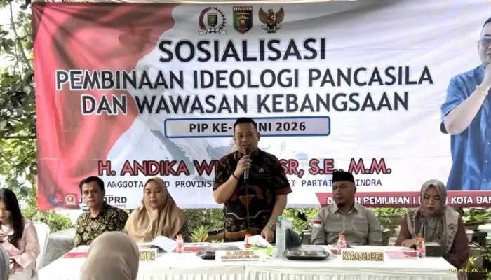 Sosialisasi Ideologi Pancasila di Langkapura, Andika Tegaskan Keluarga sebagai Benteng Karakter Bangsa