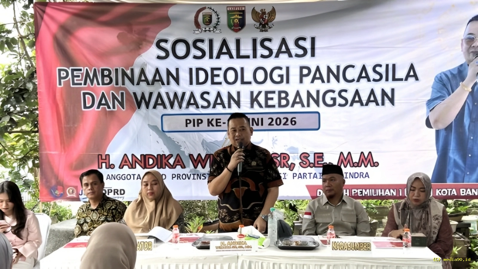 Sosialisasi Ideologi Pancasila di Langkapura, Andika Tegaskan Peran Keluarga sebagai Benteng Karakter Bangsa