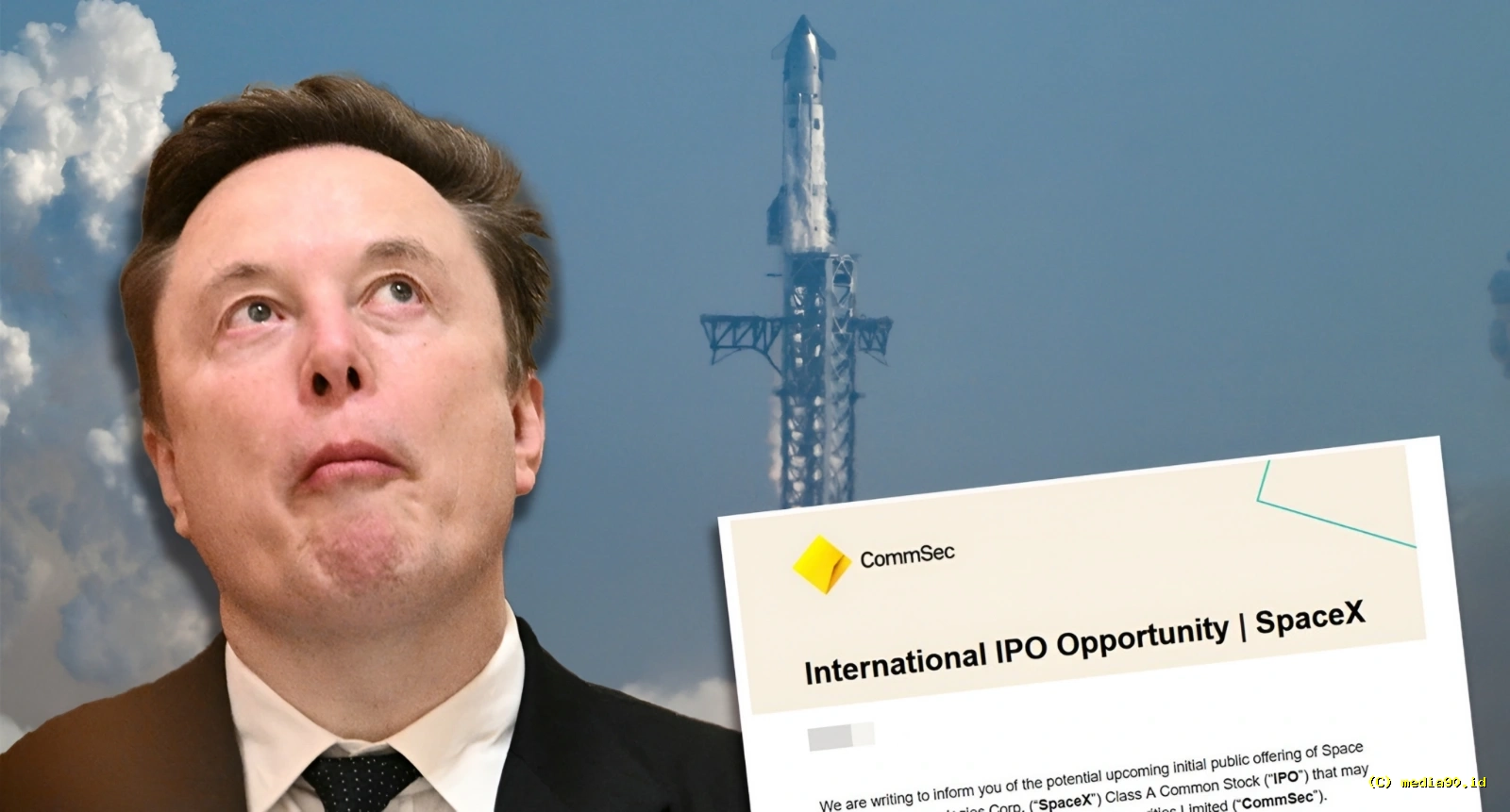 SpaceX Dikabarkan Siap IPO Elon Musk Berpeluang Jadi Triliuner Pertama di Dunia