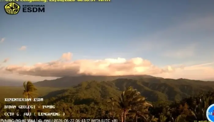 Gunung Awu Terpantau Stabil, Tercatat 12 Gempa Tektonik Jauh Tanpa Aktivitas Permukaan