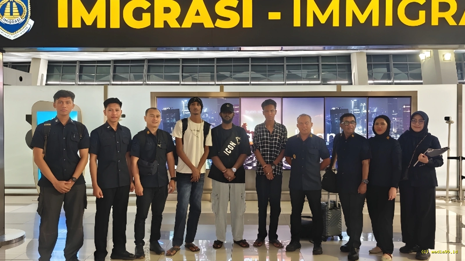 Tiga WNA Sudan Dipulangkan, Imigrasi Bandar Lampung Lakukan Deportasi usai Keributan di Pringsewu