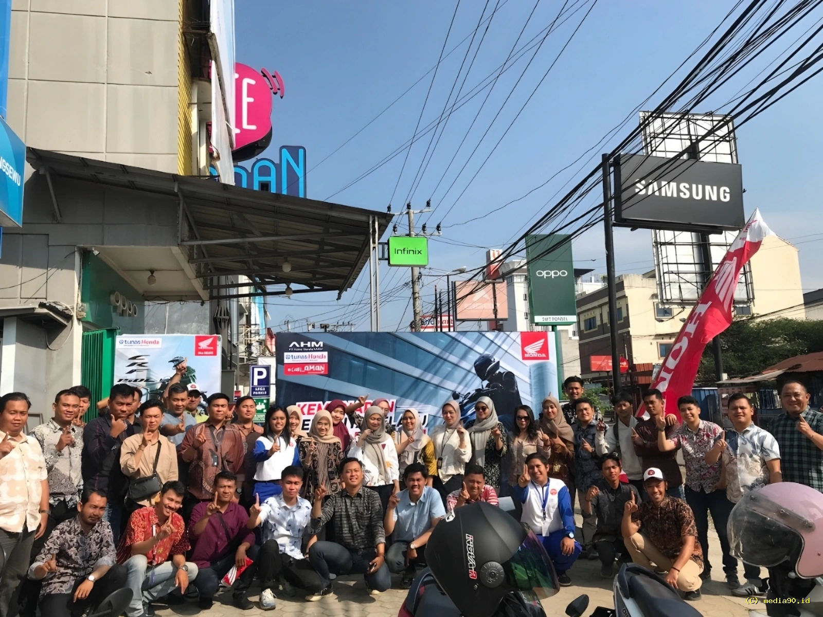 Tingkatkan Kesadaran Berkendara Aman TDM Lampung Gelar Pelatihan Safety Riding di FIF Pringsewu