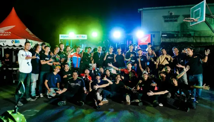 TDM Perkuat Silaturahmi Komunitas Motor Honda di Lampung Lewat Vario Street Nation