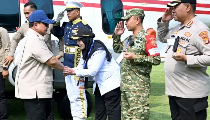 Wali Kota Bandar Lampung Sambut Langsung Kedatangan Presiden Prabowo di Lampung