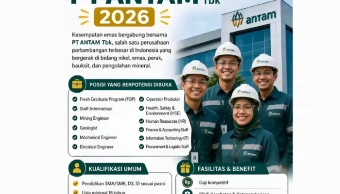 Waspada! Klaim Lowongan Kerja PT ANTAM 2026 di TikTok Diduga Arahkan ke Formulir Data Pribadi