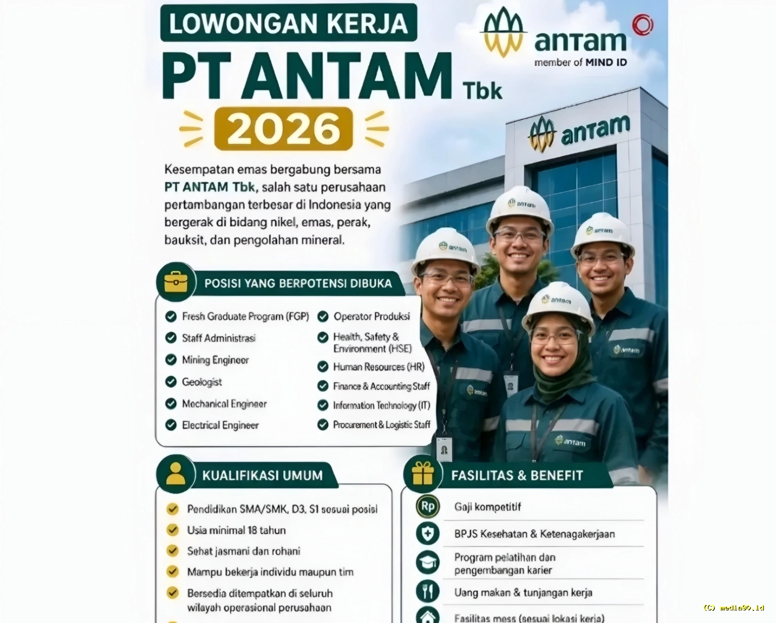 Waspada! Lowongan Kerja PT ANTAM 2026 di TikTok Ternyata Diduga Modus Phishing Data Pribadi