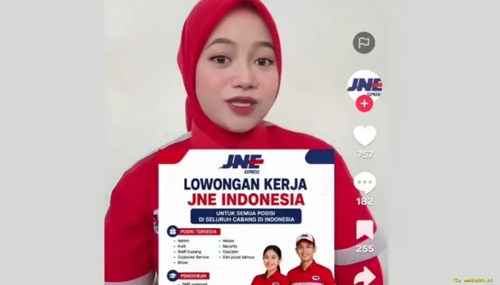 Viral Lowongan Kerja JNE 2026 di TikTok, Cek Fakta Link Pendaftaran Sebelum Isi Data Pribadi