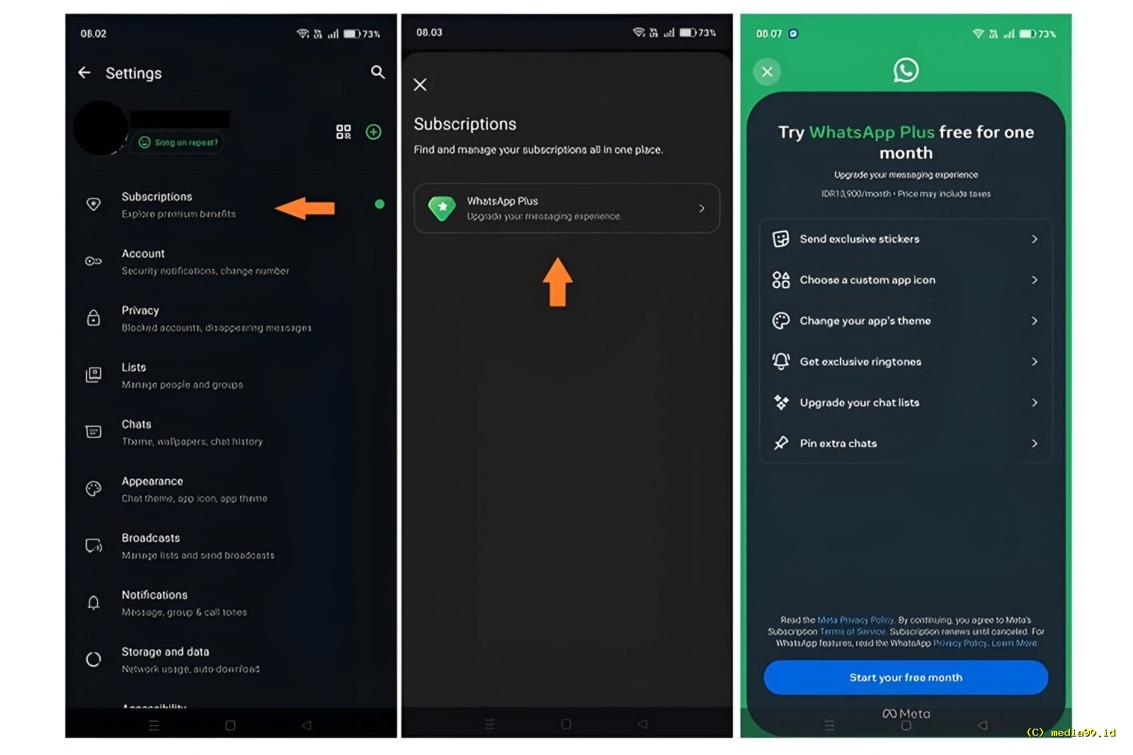 WhatsApp Plus Hadir di Indonesia Pengguna Bisa Menikmati Uji Coba Gratis 1 Bulan