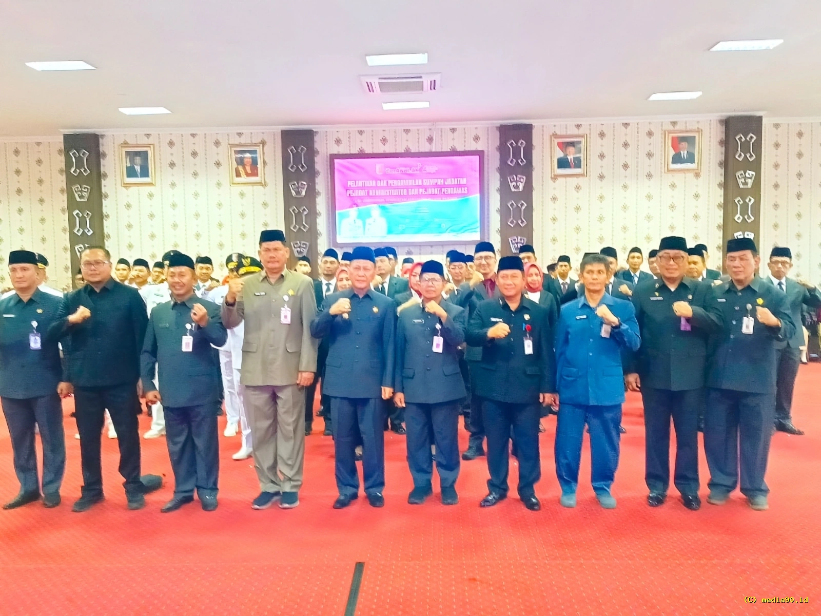 45 Pejabat Administrator dan Pengawas Dilantik, Bupati Tulang Bawang Beri Ultimatum Soal Kinerja