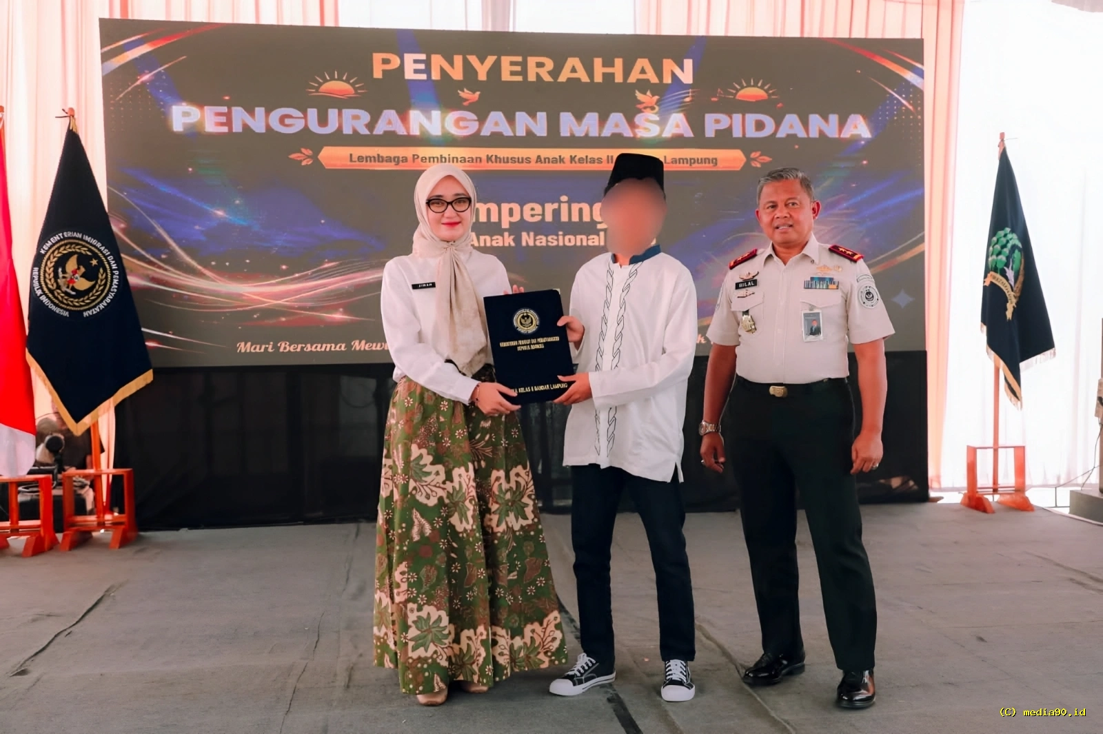 45 Warga Binaan Anak di LKPA Lampung Dapat Remisi, Diserahkan Langsung oleh Wagub Jihan