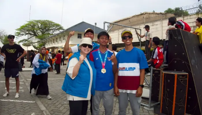 Atlet Parkour Junior Asal Metro Sabet Medali Emas di Kejurnas Indonesia Open Parkour 2026 Jakarta
