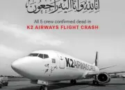 Boeing 737 K2 Airways Jatuh di Laut Arab Lima Awak Pesawat Dipastikan Tewas