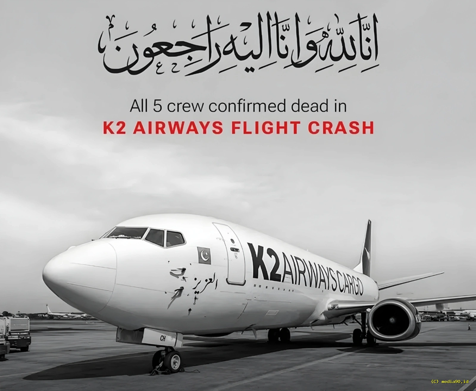 Boeing 737 K2 Airways Jatuh di Laut Arab Lima Awak Pesawat Dipastikan Tewas