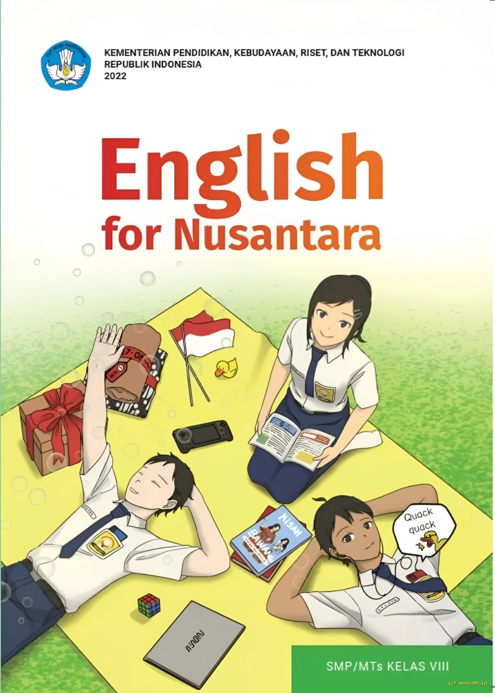 Buku Bahasa Inggris Kelas 8 Kurikulum Merdeka PDF Resmi Ada Materi English for Nusantara Lengkap