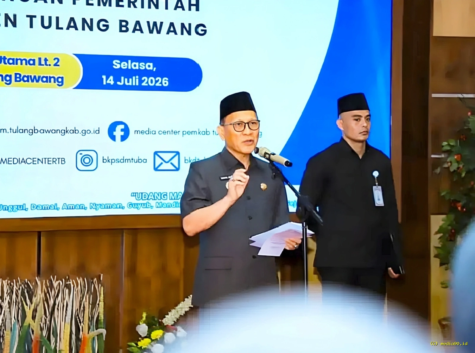 Bupati Tulang Bawang Resmi Lantik 63 Pejabat Fungsional Tekankan Peningkatan Kapasitas ASN