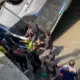 Bus Sugeng Rahayu Masuk Sungai di Nganjuk Setelah Bertabrakan dengan Truk Fuso, Sejumlah Penumpang Terluka