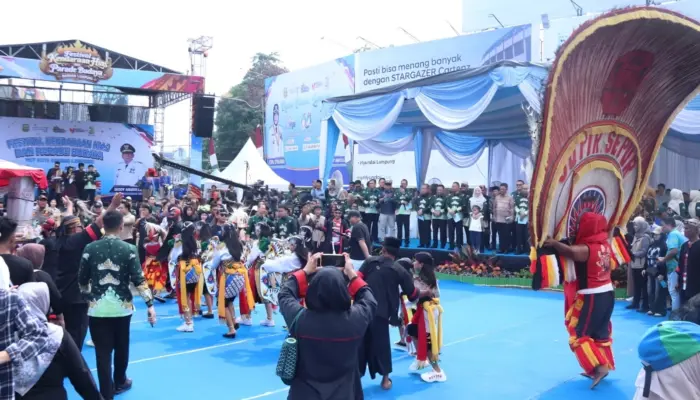 82 Kendaraan Hias dan 538 Peserta Meriahkan Festival HUT ke-344 Bandar Lampung