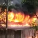 Gudang Onderdil di Tajurhalang Bogor Terbakar Asap Hitam Membumbung Tinggi