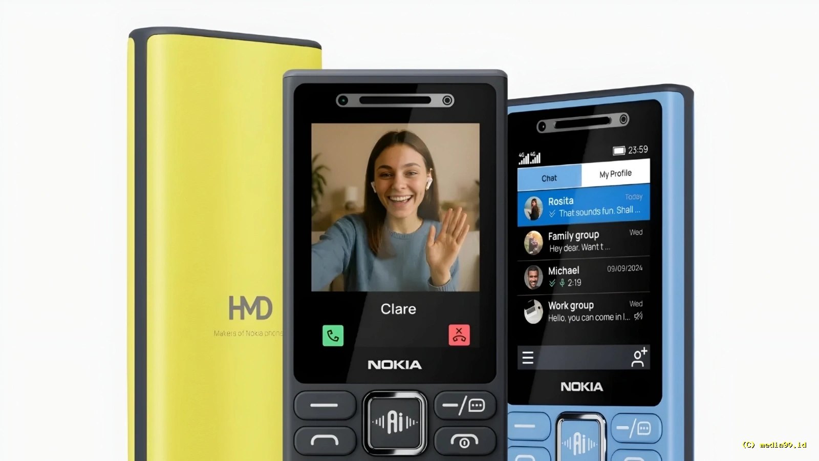 HMD Hadirkan HP Nokia Baru dengan Tombol AI Khusus, Bawa Fitur Pintar di Ponsel Jadul