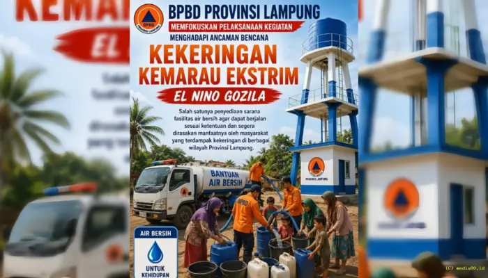 BPBD Lampung Siapkan Langkah Antisipasi Hadapi Potensi Kemarau Ekstrem