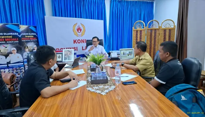 KONI Lampung Percepat Persiapan PON 2028, Drum Band, Barongsai, dan Gulat Diminta Matangkan Pembinaan Atlet