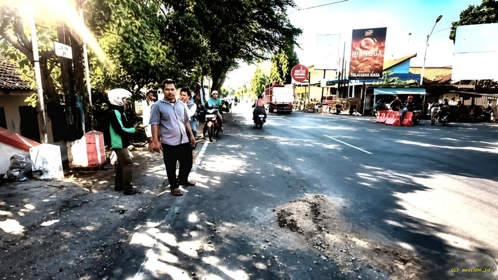 Kecelakaan Mengerikan di Brebes Lansia Kehilangan Kaki usai Ditabrak Pemotor yang Kabur