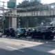 Lalu Lintas Kuningan Menuju Tendean Macet Akibat Pembongkaran JPO yang Ditabrak Truk