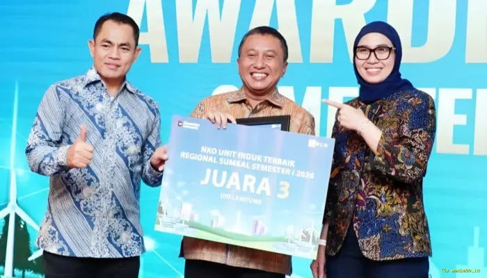 PLN Lampung Raih Juara III Kinerja Operasi Regional Sumkal Semester I 2026