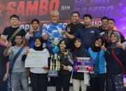 Kontingen Sambo Lampung Borong Tujuh Medali Emas di Kejurnas Open Gubernur Sumsel 2026