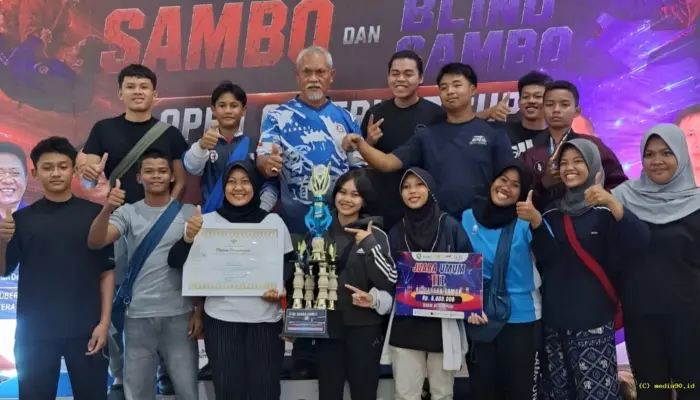 Kontingen Sambo Lampung Borong Tujuh Medali Emas di Kejurnas Open Gubernur Sumsel 2026