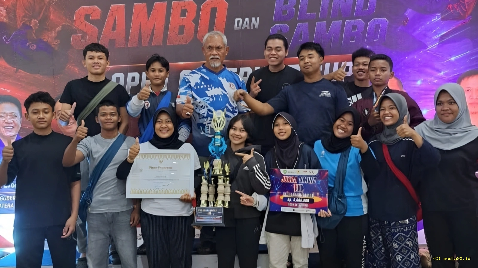 Luar Biasa! Atlet Sambo Lampung Koleksi Tujuh Medali Emas di Kejurnas Open Gubernur Sumsel