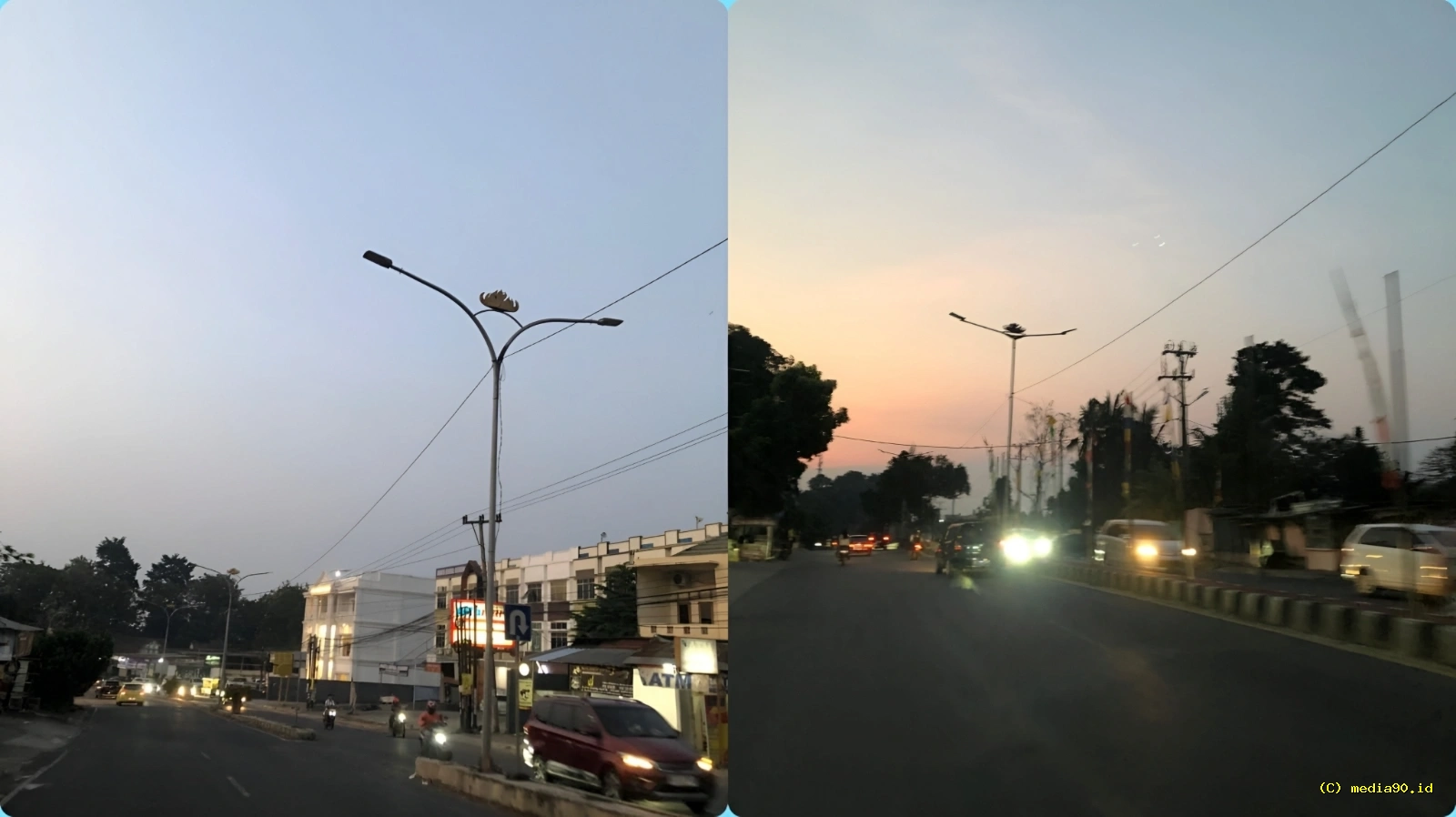 PJU Mati di Sejumlah Jalan Bandar Lampung Warga Keluhkan Minimnya Penerangan