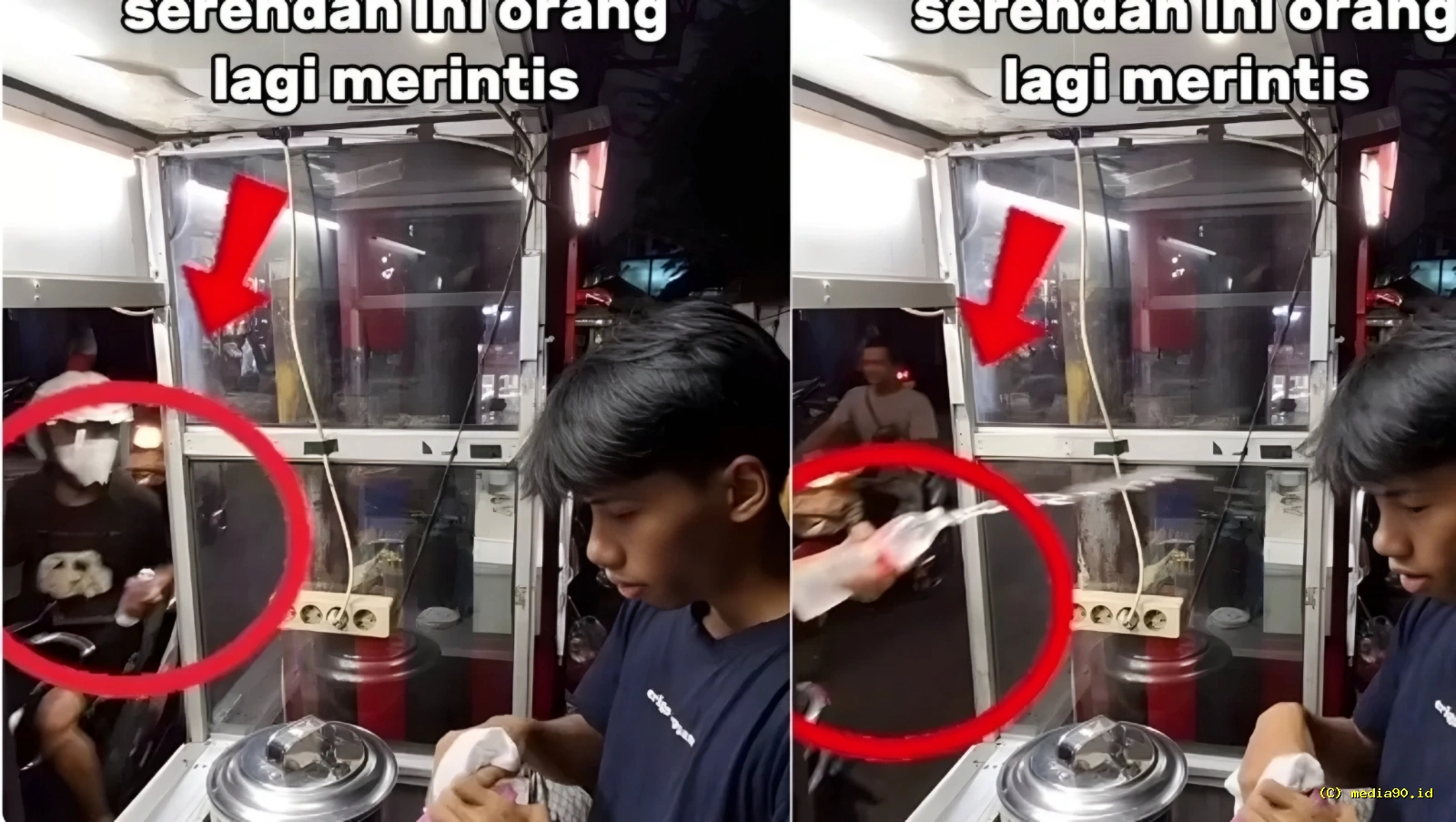 Pedagang Kecil di Basmol Disiram Air Pemotor Aksi Pengendara Ini Tuai Kecaman Netizen